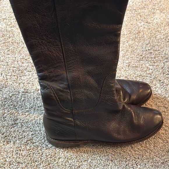 Brown Leather Riding Boots - Picture 5 of 6